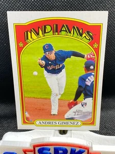 Topps Heritage 2021 High Number Andrés Gimenez Acción Variación Control #569 - Imagen 1 de 1