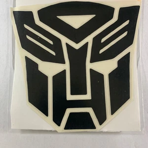 Transformers Autobot Vinyl Sticker Alien Robot Large Black Logo Decal Superhero - Picture 1 of 2