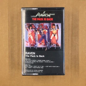 RAVEN Cassette Tape THE PACK IS BACK 1986 Rock Metal Rare - Picture 1 of 5