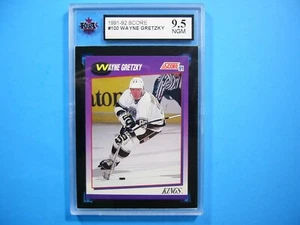 1991/92 SCORE AMERICAN NHL HOCKEY CARD #100 WAYNE GRETZKY KSA 9.5 NEAR GEM MT - Picture 1 of 2