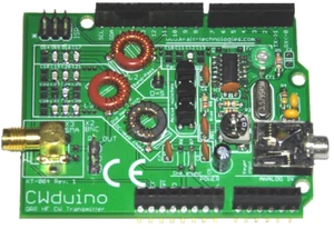 CWduino - CW transmitter and electronic key for Arduino Uno - kit - Zdjęcie 1 z 3
