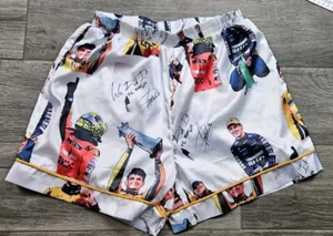 Sheshow Lando Norris Silky Satin Boxer Shorts Womens XS - Picture 1 of 5