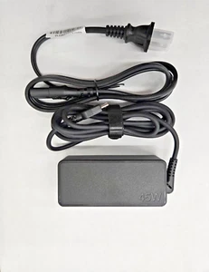 Lenovo 45W USB type C Laptop Charger Adapter Power Supply Adapter Black - Picture 1 of 6