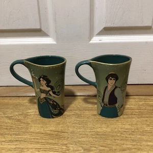Disney The Art of Jasmine Aladdin Coffee Mug (Set of 2) 12 oz - Collector's - Picture 1 of 6