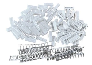JST-EH 2.5mm Connector Housing Plug 8-Pin Straight Header Terminal Crimps 50 Set - Picture 1 of 12