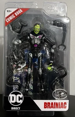 "Figura y cómic McFarlane Toys DC Direct Brainiac Platinum Edition Chase 7"" - NUEVO Foto 1 de 2