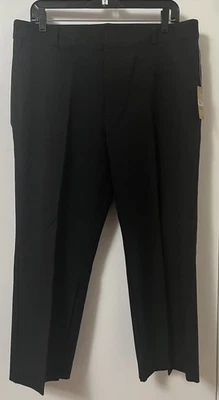 Pantalones de vestir negros elásticos para mujer Rachel Roy talla 14 bolsillos con cremallera nuevos con etiquetas Foto 1 de 4