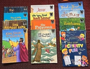 Vintage/recent Arch Christian Books Lot 11 Religious Bible Stories for Children - Picture 1 of 10
