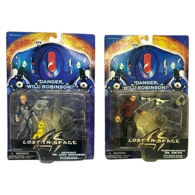 Lote de 2 figuras de acción Lost in Space Dr. Judy Robinson & Dr. Smith 1997 nuevas Foto 1 de 4