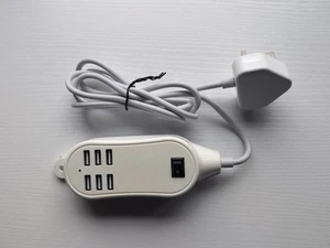 Mains Powered USB Charger - 6 Ports - 240V - 5.0V 5A - No reserve - Zdjęcie 1 z 3