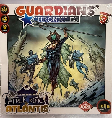 iello *Solo expansión de juego de mesa 3* Guardians Chronicles True King of Atlantis Foto 1 de 4