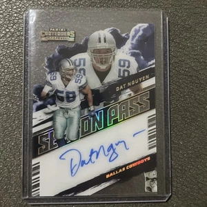 2022 Panini Contenders Season Pass Auto Clear Acetate Dat Nguyen Cowboys - Picture 1 of 2