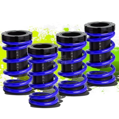 COILOVER AJUSTABLE ALTURA 0-3" ESCALA PARA 88-00 CIVIC EG/EJ/EK/EM1/DC DROP AZUL Foto 1 de 4