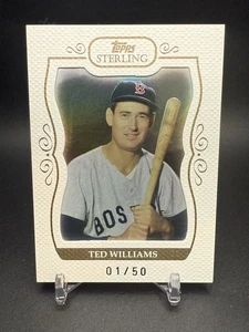 2008 Topps Sterling Ted Williams - White 1/50 - Boston Red Sox - Picture 1 of 2