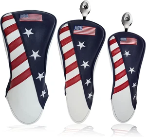Set copricapo mazze da golf per tutte le mazze fairway e driver, mazze da golf headc - Foto 1 di 12