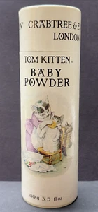 Polvo para bebé vintage Crabtree & Evelyn London Tom Kitten 3,5 oz cartón usado - Imagen 1 de 14