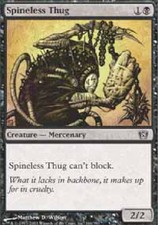 SPINELESS THUG FOIL 8th Edition MTG Magic the Gathering Cards DJMagic