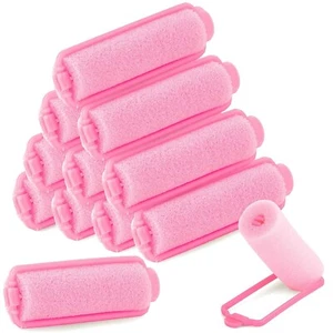 12 Pcs Foam Sponge Hair Rollers Hair Curlers to Sleep In Soft Sleep Rollers - Picture 1 of 7