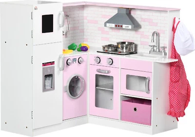 Cucina Giocattolo con Luci e Utensili da Cucina Playset per Bambini 3+ DecHome - Immagine 1 di 4