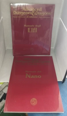 advanced dungeons dragons manuale degli elfi nuovo + manaule del nano 2124 2131 - Immagine 1 di 4
