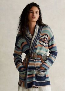 Polo Ralph Lauren Southwestern Serape Aztec Cardigan Southwestern Sweater XL