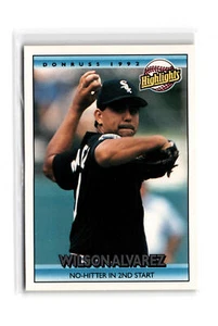 Béisbol Wilson Álvarez #495b 1992 Donruss Chicago White Sox - Imagen 1 de 2