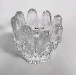 Kosta Boda Sunflower Votive Candle Holder Goran Warff Vintage Glass 70s MCM 3.75 - Picture 1 of 6