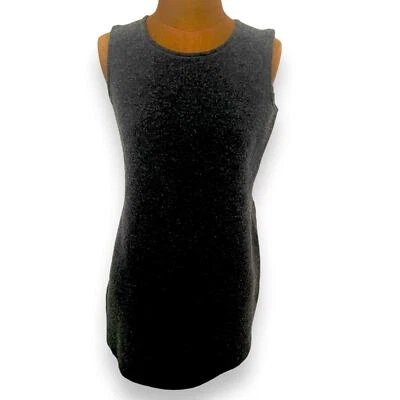 Vestido recto de lana azul Les Copains gris carbón oscuro talla 44 IT Foto 1 de 4