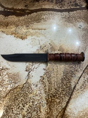 Cuchillo militar Case XX Kabar Cuerpo de Marines de los Estados Unidos con funda en caja 2001: nuevo en caja sin usar, en caja Foto 1 de 4