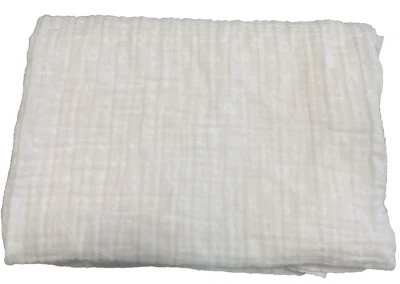 Simply Shabby Chic Swaddle Blanket Pink White Flower Muslin Wrap Receiving Targe - Image 1 of 4