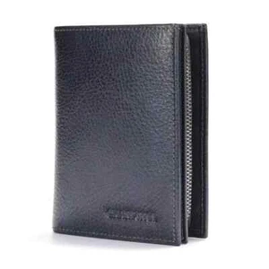 mens zipper leather rfid blocking buckle wallet with Large capacity card slot... - Picture 1 of 5