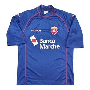 MAGLIA ancona calcio ropam portiere 2000-01 VINTAGE GK GOALKEEPER SHIRT FOOTBALL - Foto 1 di 7