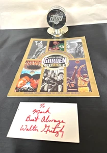 Disco firmado a mano por Janet, Walter & Wayne Gretzky Madison Square Garden & LA Kings - Imagen 1 de 20