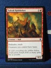 MTG Magic: ZNR Zendikar Rising RED Tuktuk Rubblefort Creature Wall Common