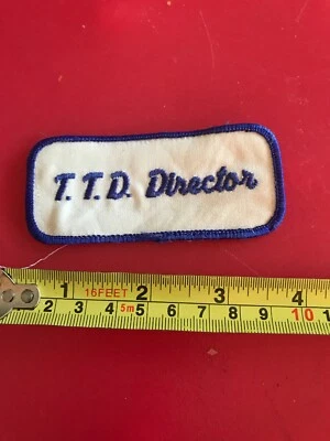 TTD DIRECTOR EMBROIDERED PATCH - Image 1 of 2