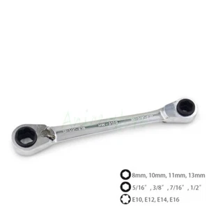 Pro'sKit 12 in 1 Spezialeinsätze Box Ende Umschaltknarre Schraubenschlüssel 72 Zähne Zahnrad 16 cm - Bild 1 von 5