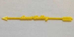 SWEET GALLERY Cakes & Pastries. Toronto Vintage 1970s SWIZZLE STIR STICK - Picture 1 of 3