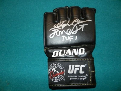 GUANTE FORREST GRIFFIN & STEPHAN BONNAR AUTO UFC TUF 1 CON PRUEBA Foto 1 de 3