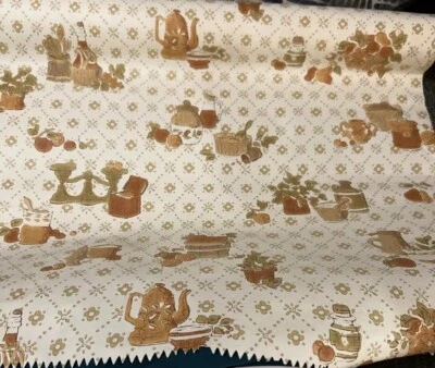 Rollo de papel de pared remanente vintage de los años 70 diseño de cocina, #8 Foto 1 de 4