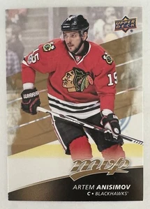 2017-18 Upper Deck Hockey MVP #117 Artem Anisimov - Chicago Blackhawks - Picture 1 of 2