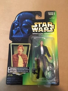 Star Wars POTF Bespin Han Solo con rifle de asalto pesado y bláster 1997 Kenner - Imagen 1 de 7