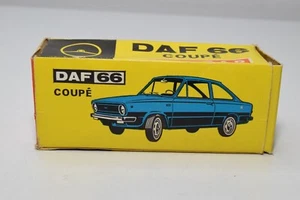 B69 1:43 ORIGINAL EMPTY BOX LION CAR 40 DAF 66 COUPE EXC. COND. - Imagen 1 de 8