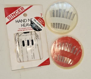 Vtg Singer Hand Needles Heavy Carpet Canvas Bags Zheng Hand Sewing Needles - Imagen 1 de 6