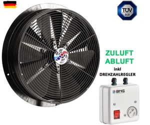 Industrie Ventilator Axial Großraum Lüfter 1200 - 9540 m/h³ Gebläse Wand 230 V - Bild 1 von 8
