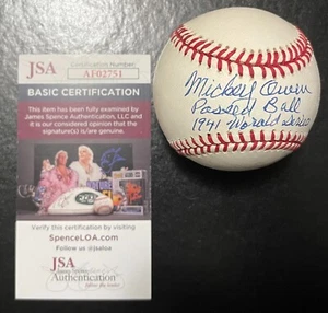 Autografo firmato Mickey Owen JSA ONLB Brooklyn Dodgers 1941 World Series LEGGI - Foto 1 di 4