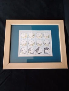 E Halsey Transformation Signed Print. Moon & Dolphin. #131 - Picture 1 of 8