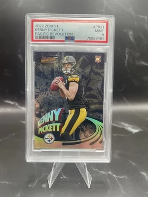 2022 Panini Zenith Pacific Revolution Kenny Pickett PSA 9 Steelers Eagles Browns - Image 1 of 2