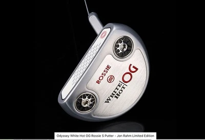 Odyssey White Hot OG Rossie S Putter- Jon Rahm Limited Edition + NEU   (214.25) - Bild 1 von 4