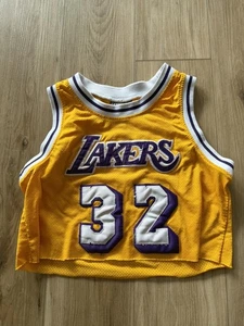 Vintage Hardwood Classics Magic Johnson #32 Lakers 1979-80 Erwachsene M CROPPED - Bild 1 von 10