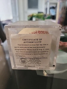 Autographed baseball authentic whitey ford - Picture 1 of 16